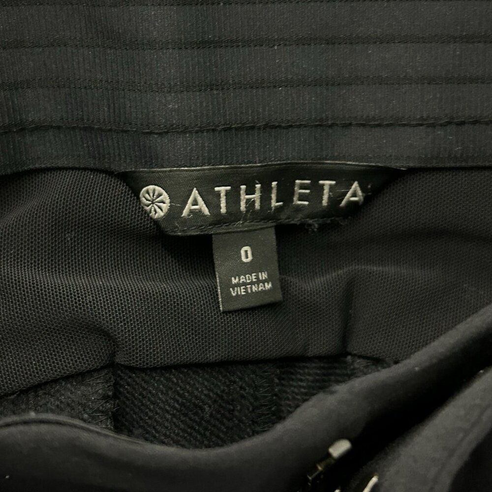 Athleta Wander Stash Skinny Pant Size 0  Black Nylon Hiking Outdoor Ankle Zipper - Picture 5 of 16